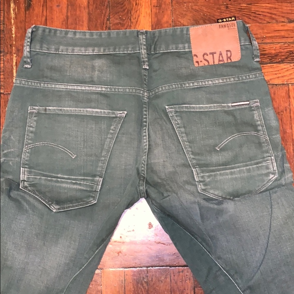 EXCLUSIVE G-STAR COLOUR DENIM JEANS WITH DELIVERY
